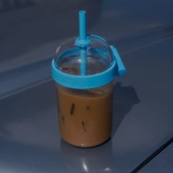 NWT Nespresso Limited Edition Blue Bottle NOLA Travel Tumbler - Picture 2 of 2